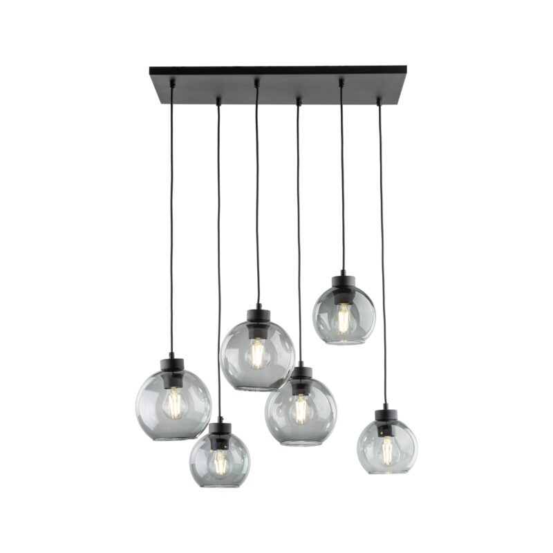 Lampa Wisząca TK Lighting Cubus Graphite x6 - obrazek 5