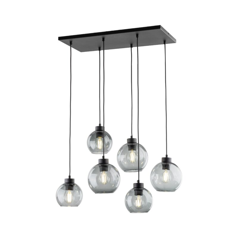 Lampa Wisząca TK Lighting Cubus Graphite x6 - obrazek 6