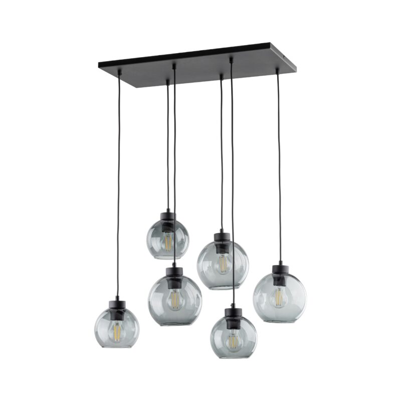 Lampa Wisząca TK Lighting Cubus Graphite x6 - obrazek 7