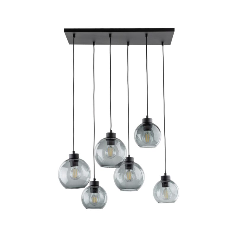 Lampa Wisząca TK Lighting Cubus Graphite x6 - obrazek 9