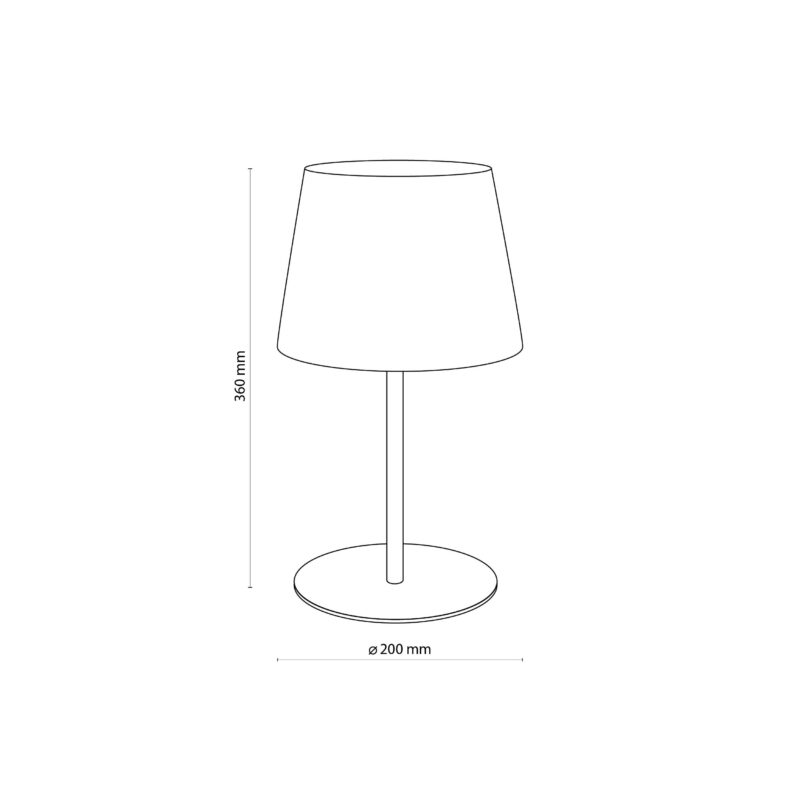 Lampka nocna TK Lighting Maja Grafit x1 - obrazek 5