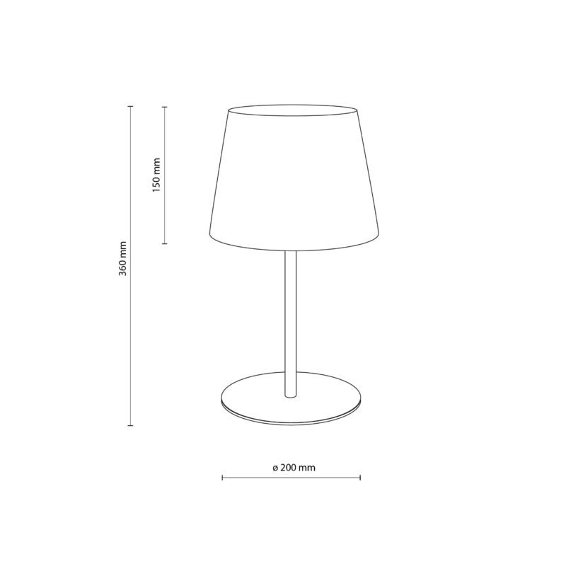 Lampka Nocna TK Lighting Maja White x1 - obrazek 5