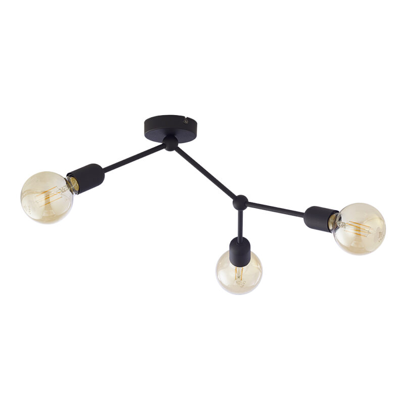 Lampa Sufitowa TK Lighting Fantasy Czarna x3