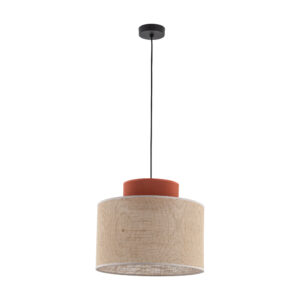 Lampa Wisząca TK Lighting Duo Juta Brown x1