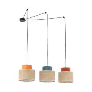 Lampa Wisząca TK Lighting Duo Juta Mix x3