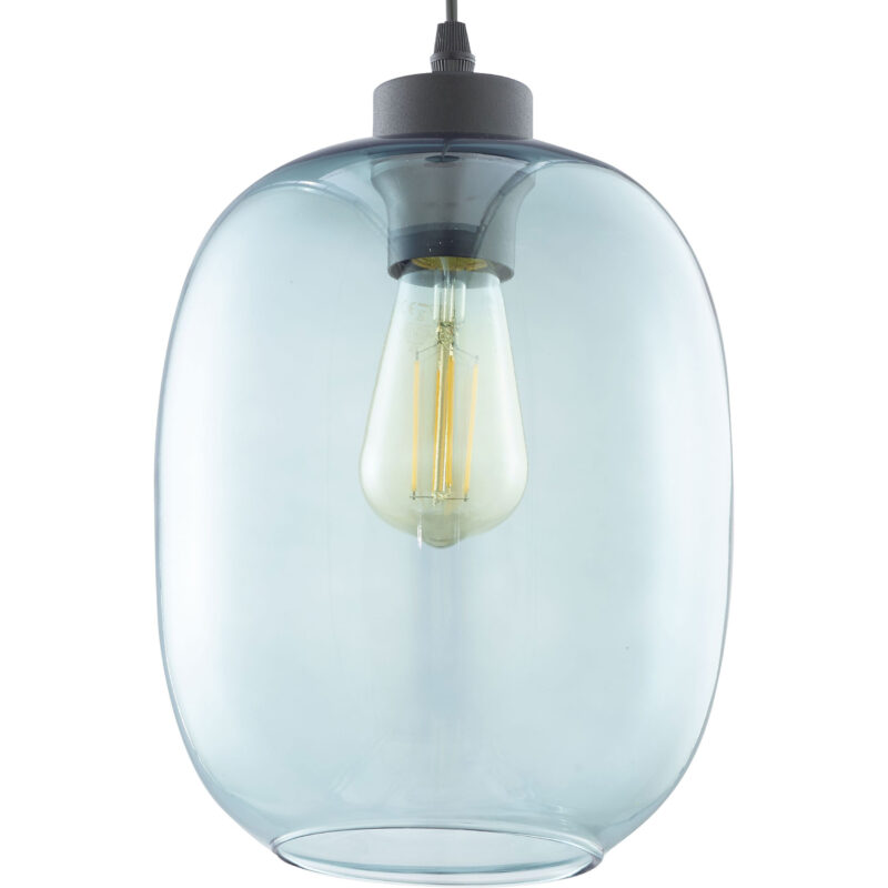 Lampa Wisząca TK Lighting Elio Niebieska x1 - obrazek 3
