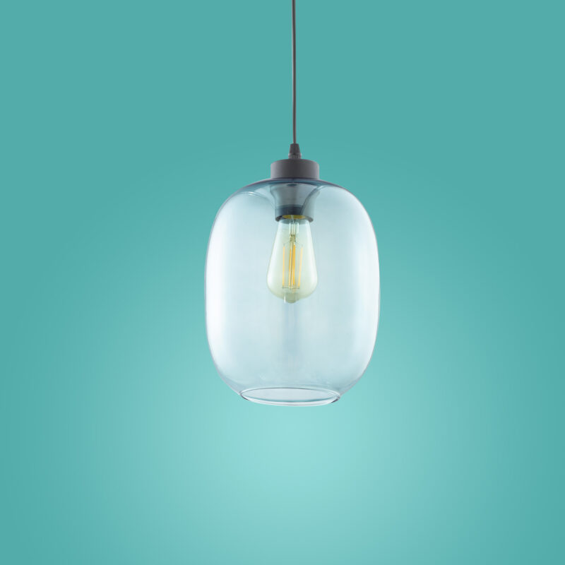 Lampa Wisząca TK Lighting Elio Niebieska x1 - obrazek 4
