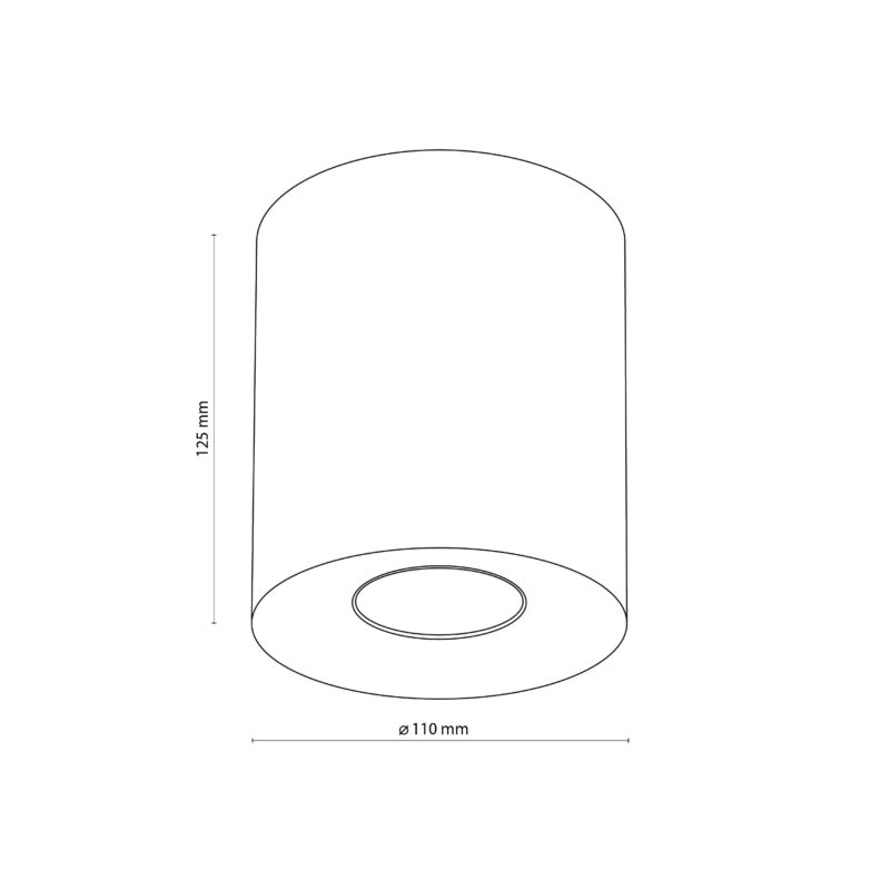 Lampa Sufitowa TK Lighting Orion M White x1 - obrazek 4