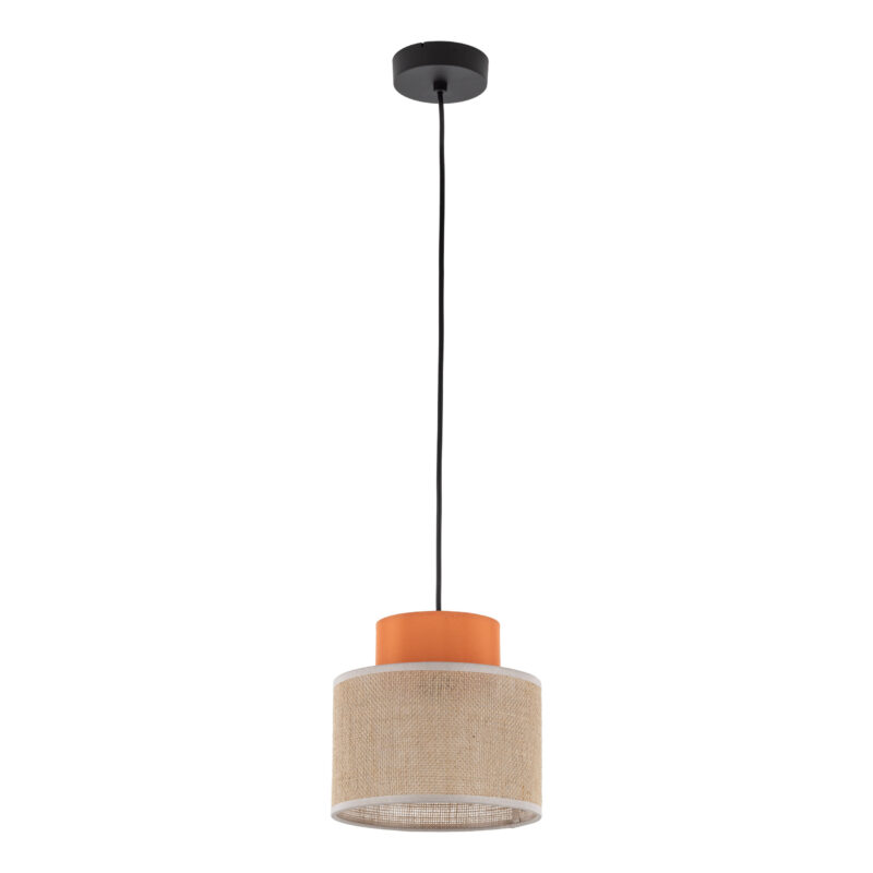 Lampa Wisząca TK Lighting Duo Juta Orange x1