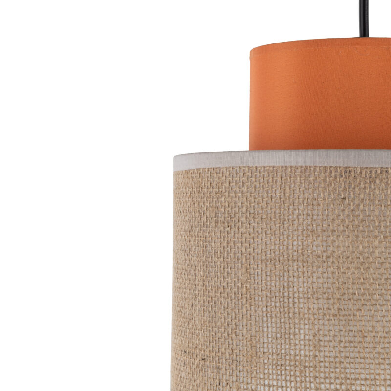 Lampa Wisząca TK Lighting Duo Juta Orange x1 - obrazek 3