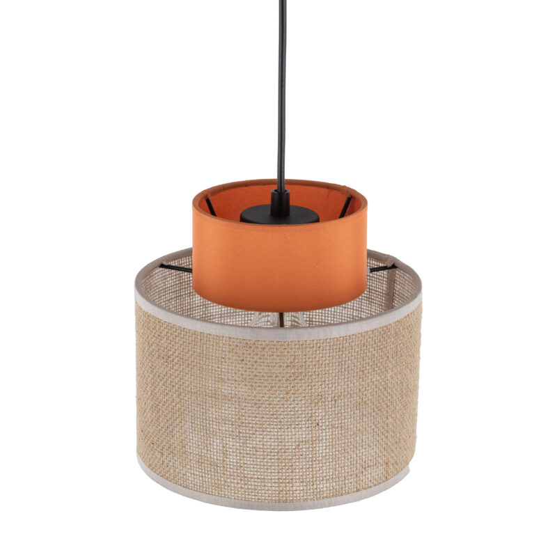 Lampa Wisząca TK Lighting Duo Juta Orange x1 - obrazek 4
