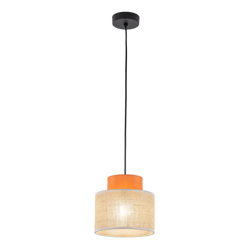 Lampa Wisząca TK Lighting Duo Juta Orange x1 - obrazek 5