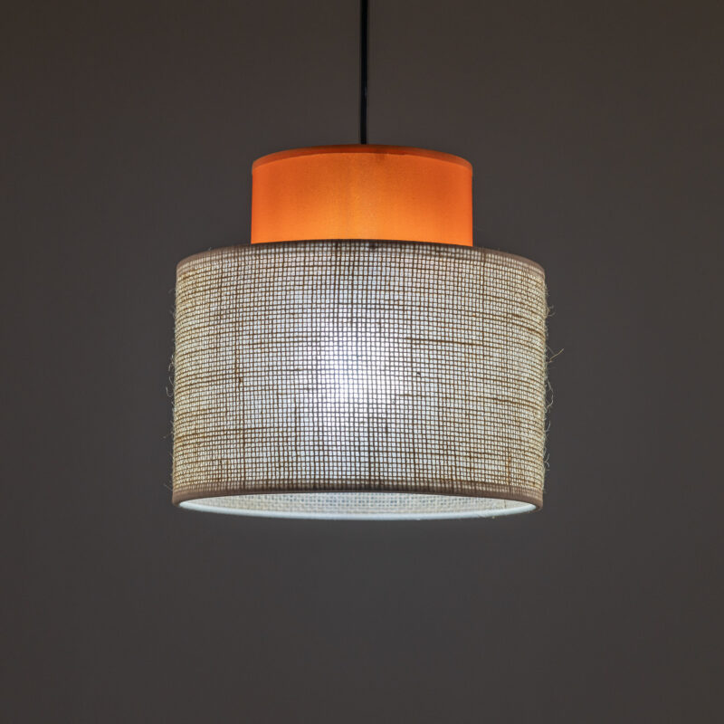 Lampa Wisząca TK Lighting Duo Juta Orange x1 - obrazek 6