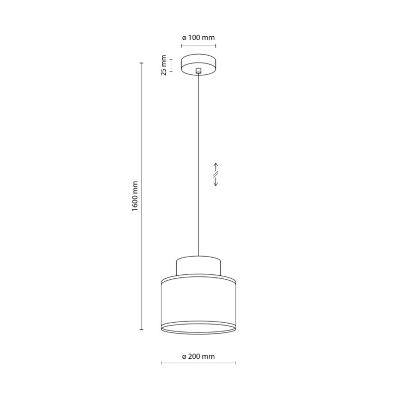 Lampa Wisząca TK Lighting Duo Juta Orange x1 - obrazek 8