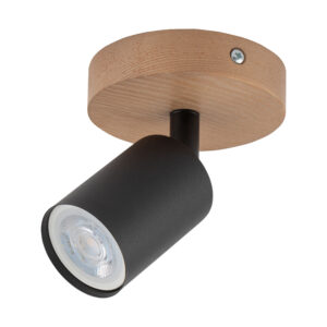 Spot TK Lighting Top Wood Black x1