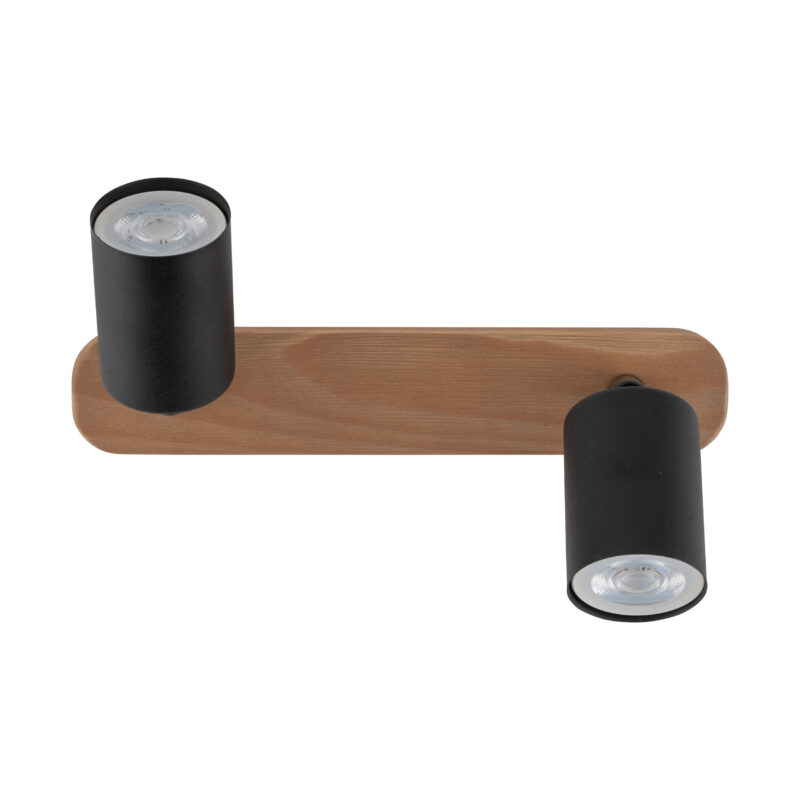 Spot TK Lighting Top Wood Black x2 - obrazek 6