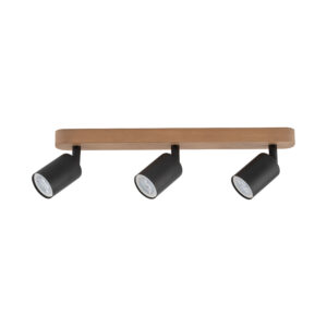 Spot TK Lighting Top Wood Black x3