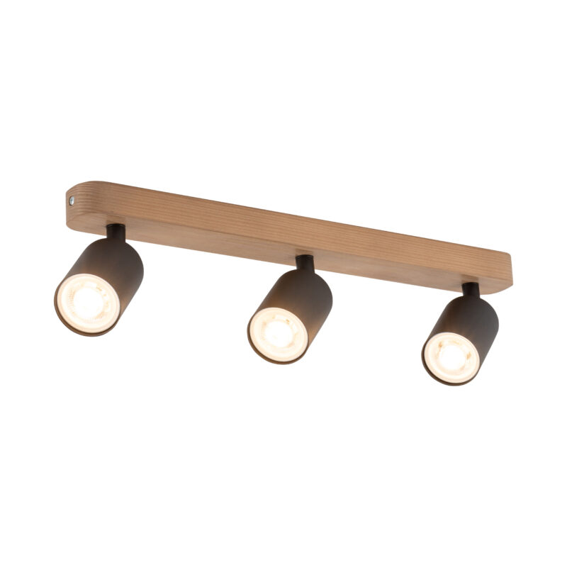 Spot TK Lighting Top Wood Black x3 - obrazek 4