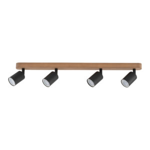 Spot TK Lighting Top Wood Black x4
