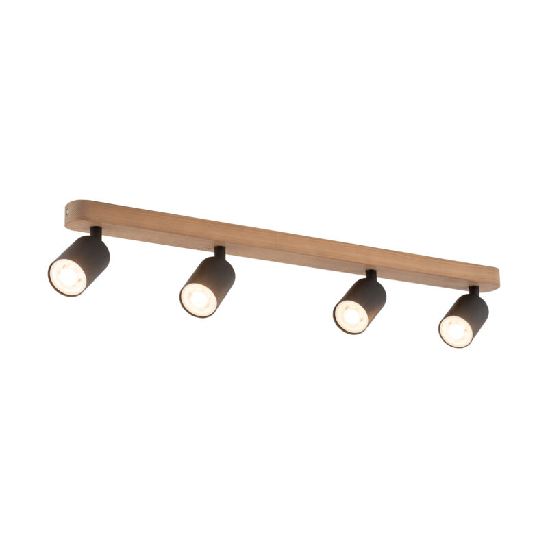 Spot TK Lighting Top Wood Black x4 - obrazek 4