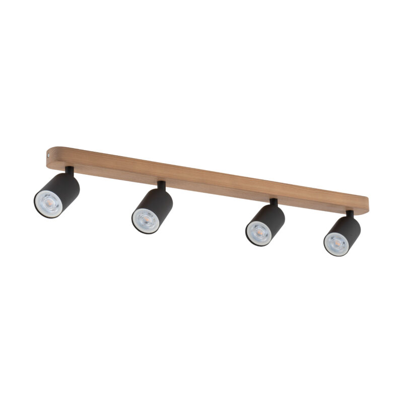Spot TK Lighting Top Wood Black x4 - obrazek 5