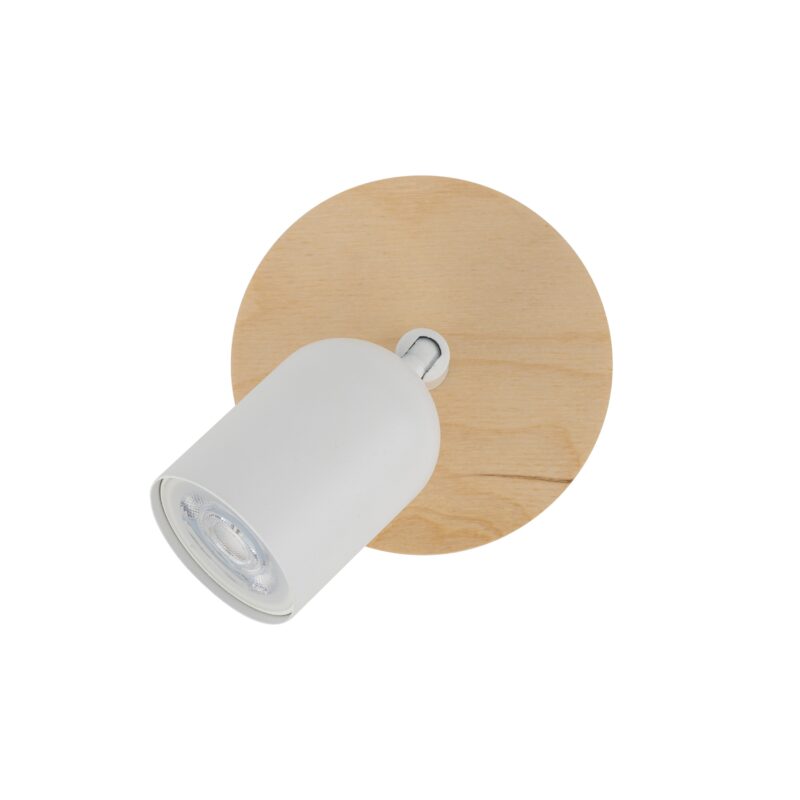 Spot TK Lighting Top Wood White x1 - obrazek 3