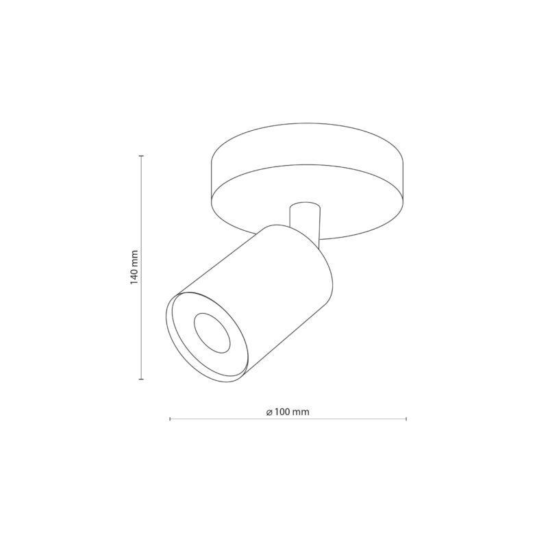 Spot TK Lighting Top Wood White x1 - obrazek 5
