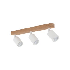 Spot TK Lighting Top Wood White x3