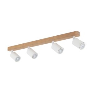 Spot TK Lighting Top Wood White x4