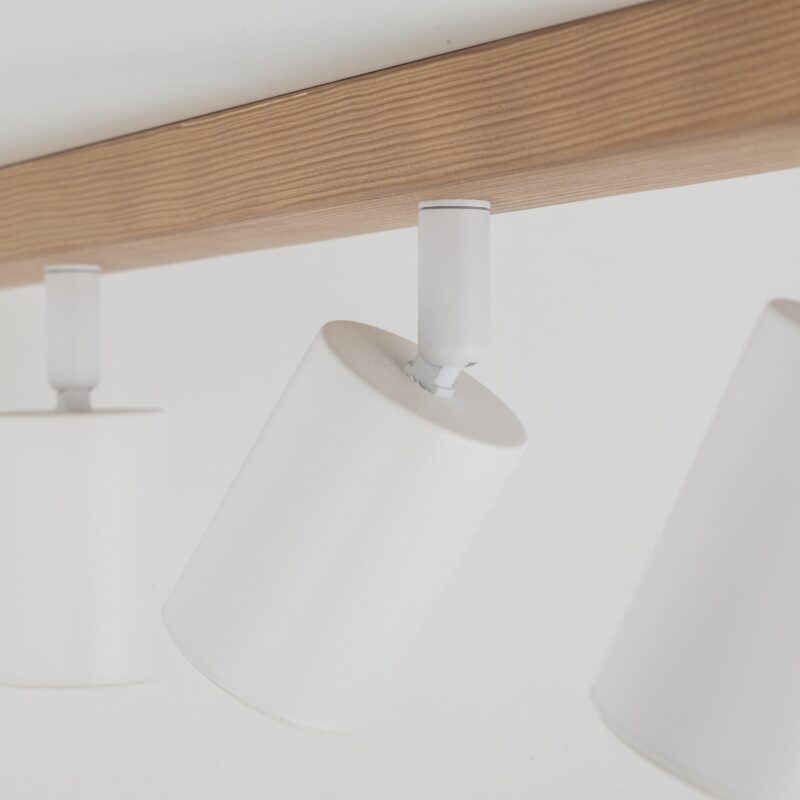 Spot TK Lighting Top Wood White x4 - obrazek 3