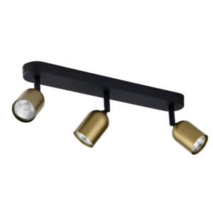 Lampa Sufitowa TK Lighting Top Black/gold x3
