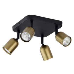 Lampa Sufitowa TK Lighting Top Black/gold x4