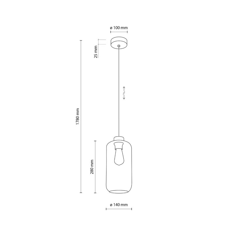Lampa Wisząca TK Lighting Marco x1 - obrazek 9