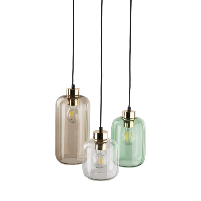 Lampa Wisząca TK Lighting Marco Green Koło x3 - obrazek 3
