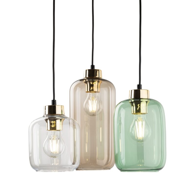 Lampa Wisząca TK Lighting Marco Green Koło x3 - obrazek 4