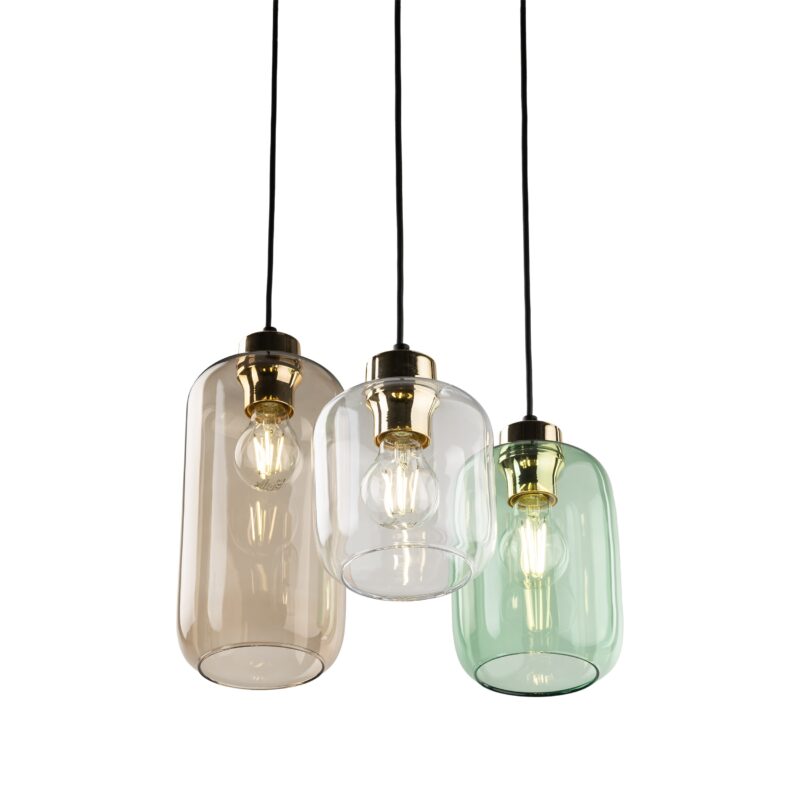 Lampa Wisząca TK Lighting Marco Green Koło x3 - obrazek 5
