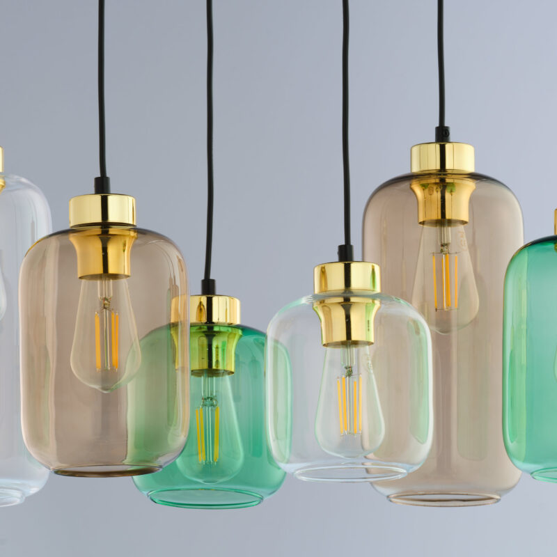 Lampa Wisząca TK Lighting Marco Green x6 - obrazek 5