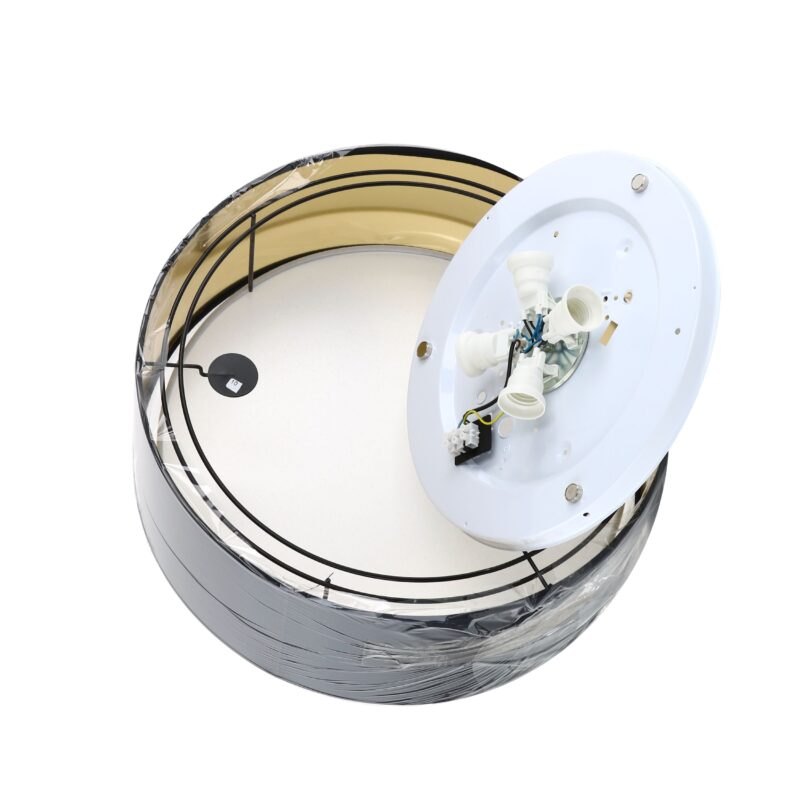 Lampa Sufitowa TK Lighting Bilbao Black/gold 450 x4 - obrazek 5