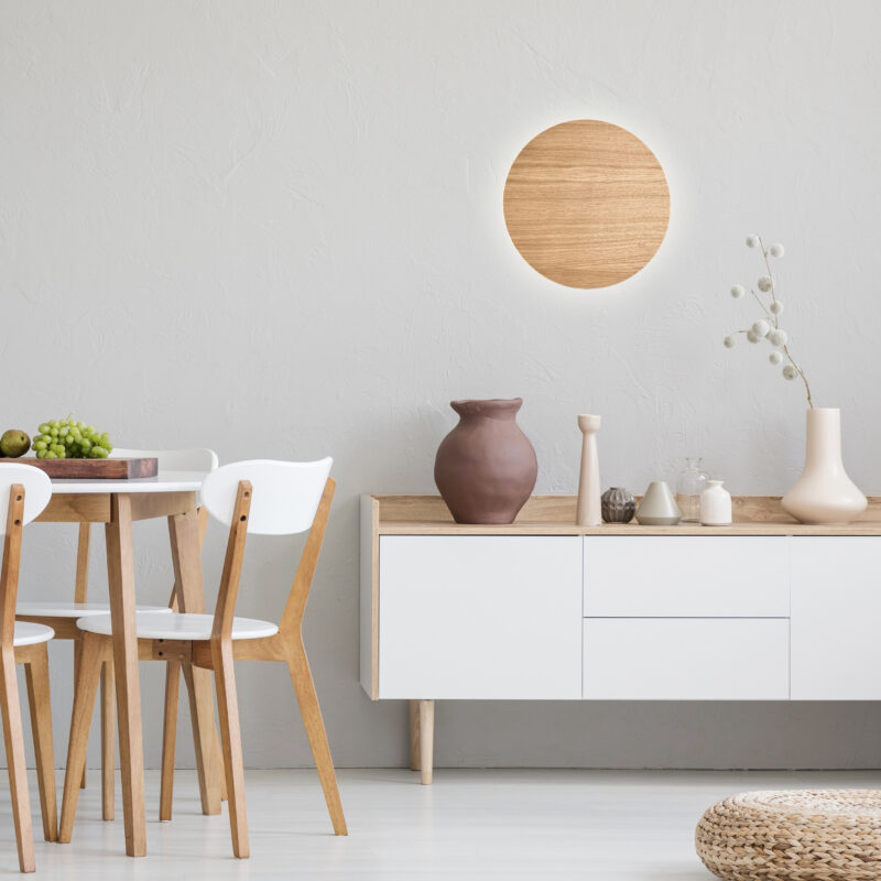 Kinkiet TK Lighting Luna Wood Dąb 300 x3 - obrazek 3