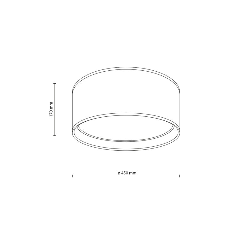 Lampa Sufitowa TK Lighting Bilbao White/gold 450 x4 - obrazek 4