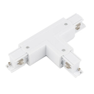 System szynowy TK Lighting Tracer 3-fazowy White Łącznik T