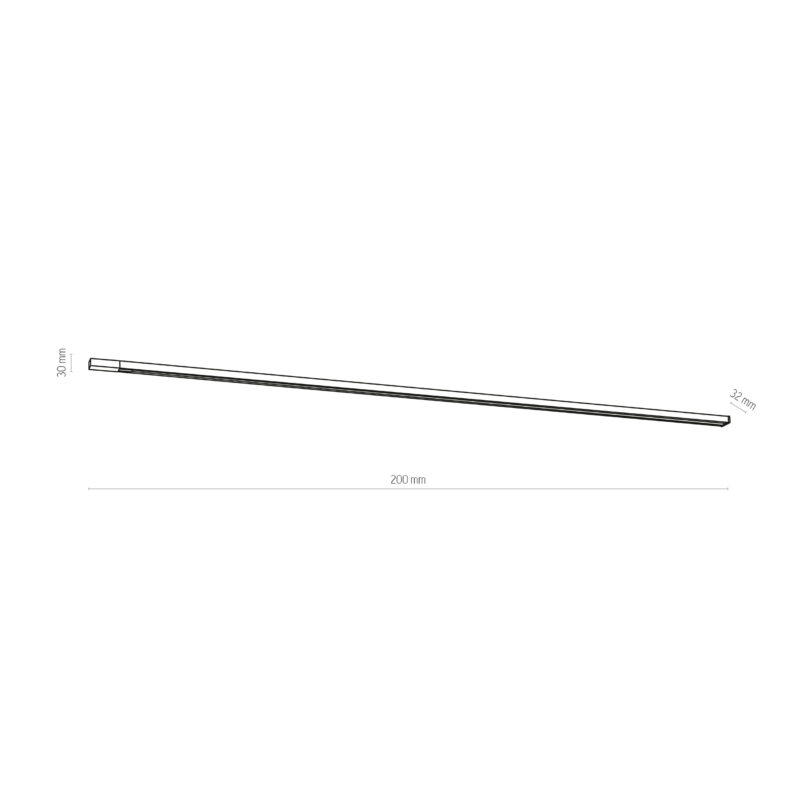 System szynowy TK Lighting Tracer 3-fazowy Szyna Black 2m - obrazek 3