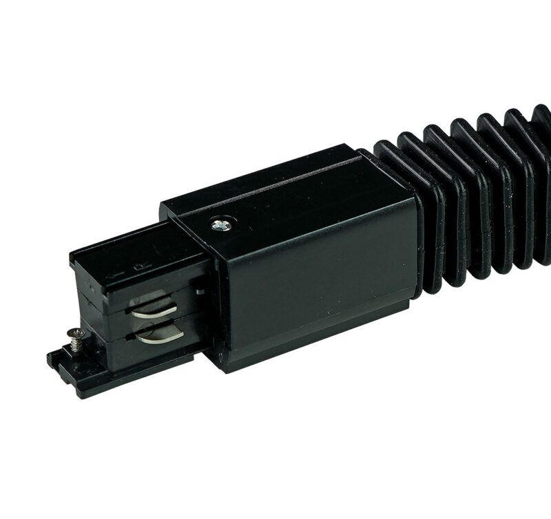 System szynowy TK Lighting Tracer 3-fazowy Black Łącznik Elastyczny - obrazek 2