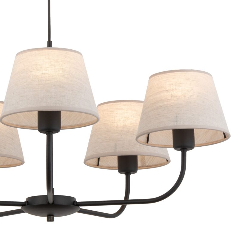 Lampa Wisząca TK Lighting Chicago Linen x5 - obrazek 14