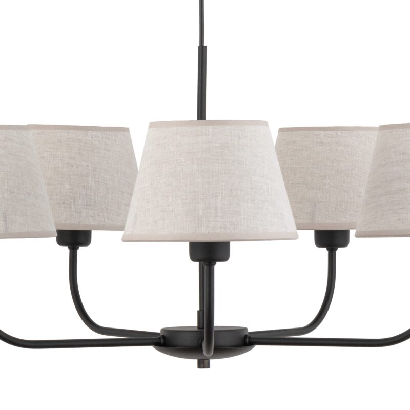 Lampa Wisząca TK Lighting Chicago Linen x5 - obrazek 20