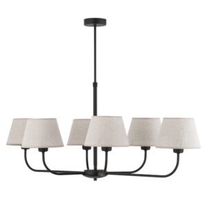 Lampa Sufitowa TK Lighting Chicago Linen x6