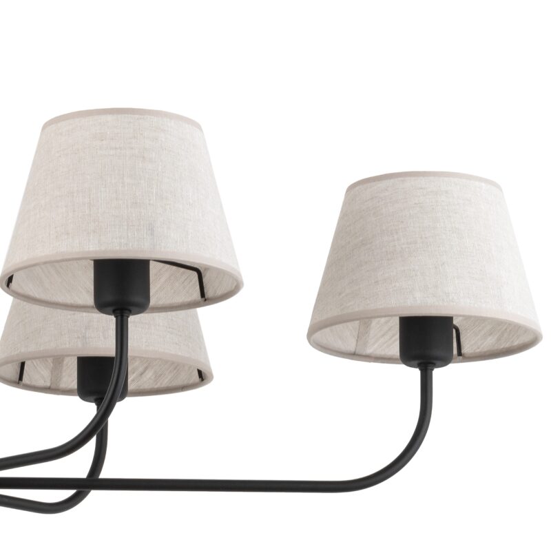 Lampa Sufitowa TK Lighting Chicago Linen x6 - obrazek 4