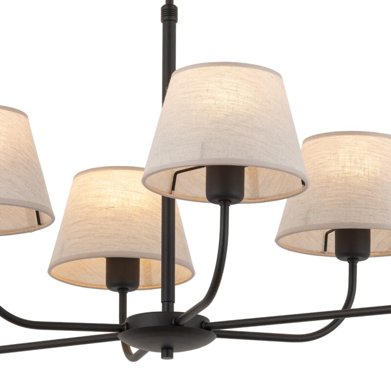 Lampa Sufitowa TK Lighting Chicago Linen x6 - obrazek 9