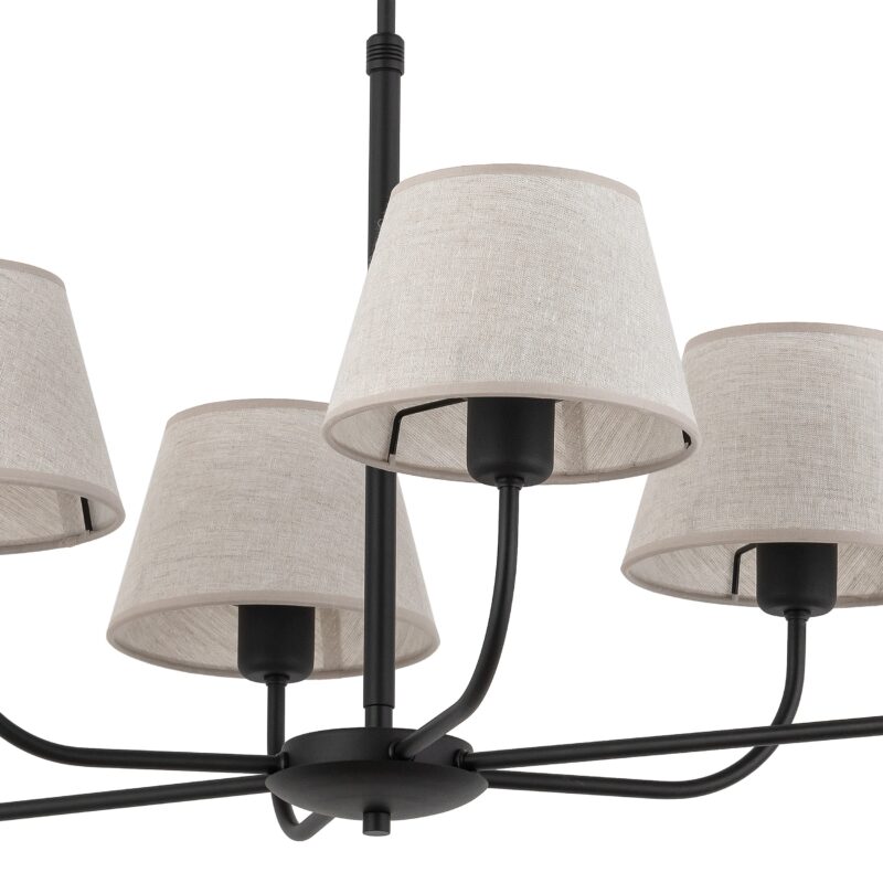 Lampa Sufitowa TK Lighting Chicago Linen x6 - obrazek 13