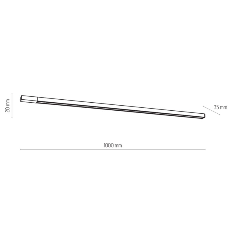 System szynowy TK Lighting Tracer Szyna White 1m - obrazek 3